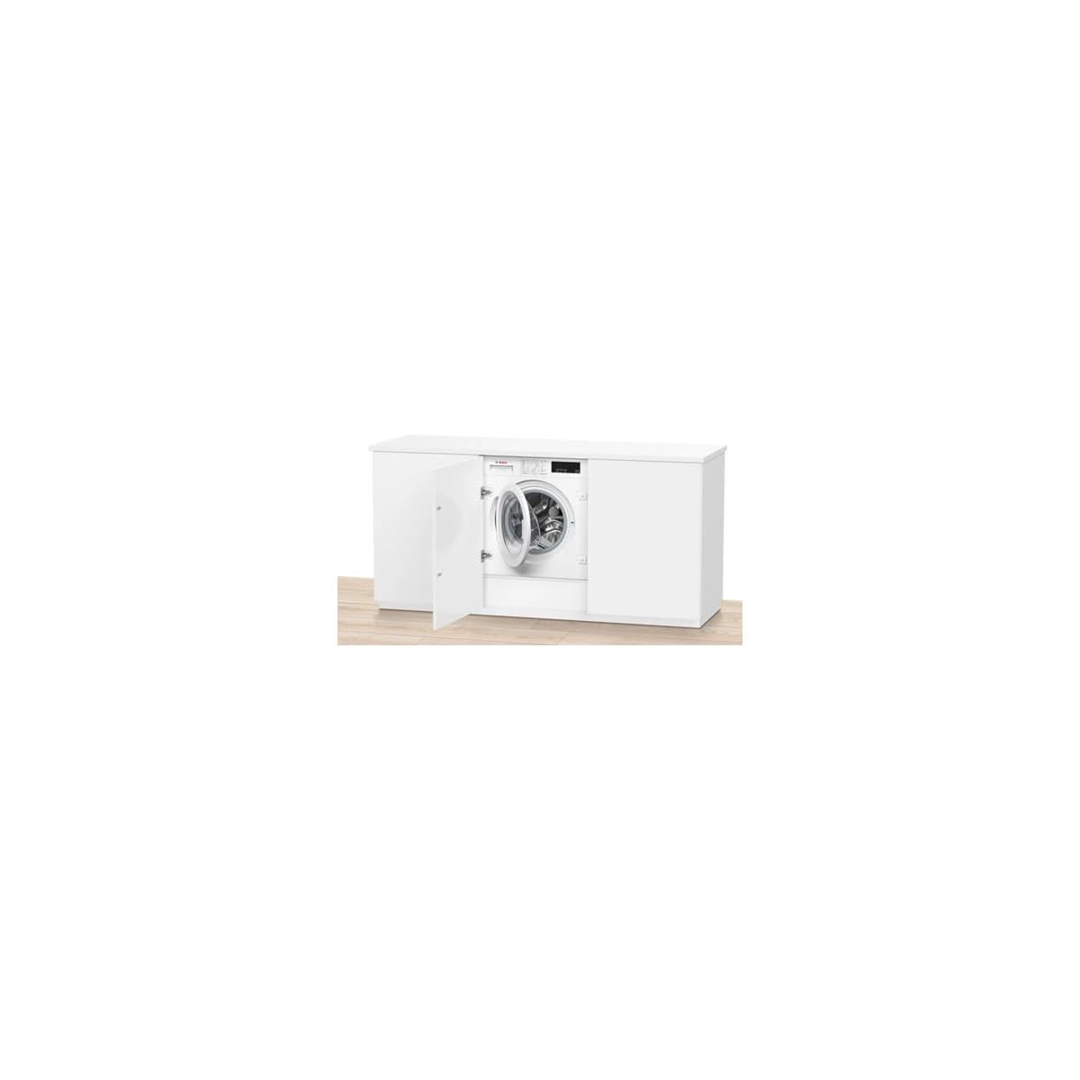 ElecCuisine Lave-linge Encastrable 7 kg - 1200 trs/min - Classe C - Moteur Induction Silencieux - Blanc