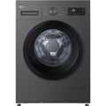 ElecCuisine Lave-linge Frontal 9 kg - 1400 trs/min - Moteur Induction Silencieux - Vapeur - Graphite