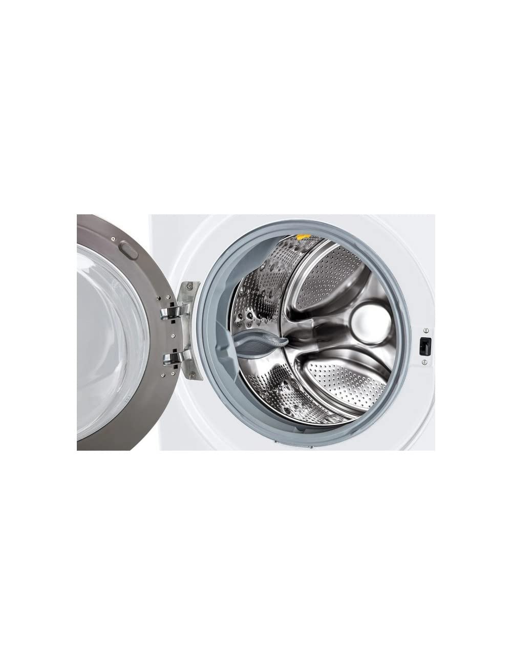 ElecCuisine Lave-linge Frontal Grande Capacité 17 kg - Moteur Induction Silencieux - Noir