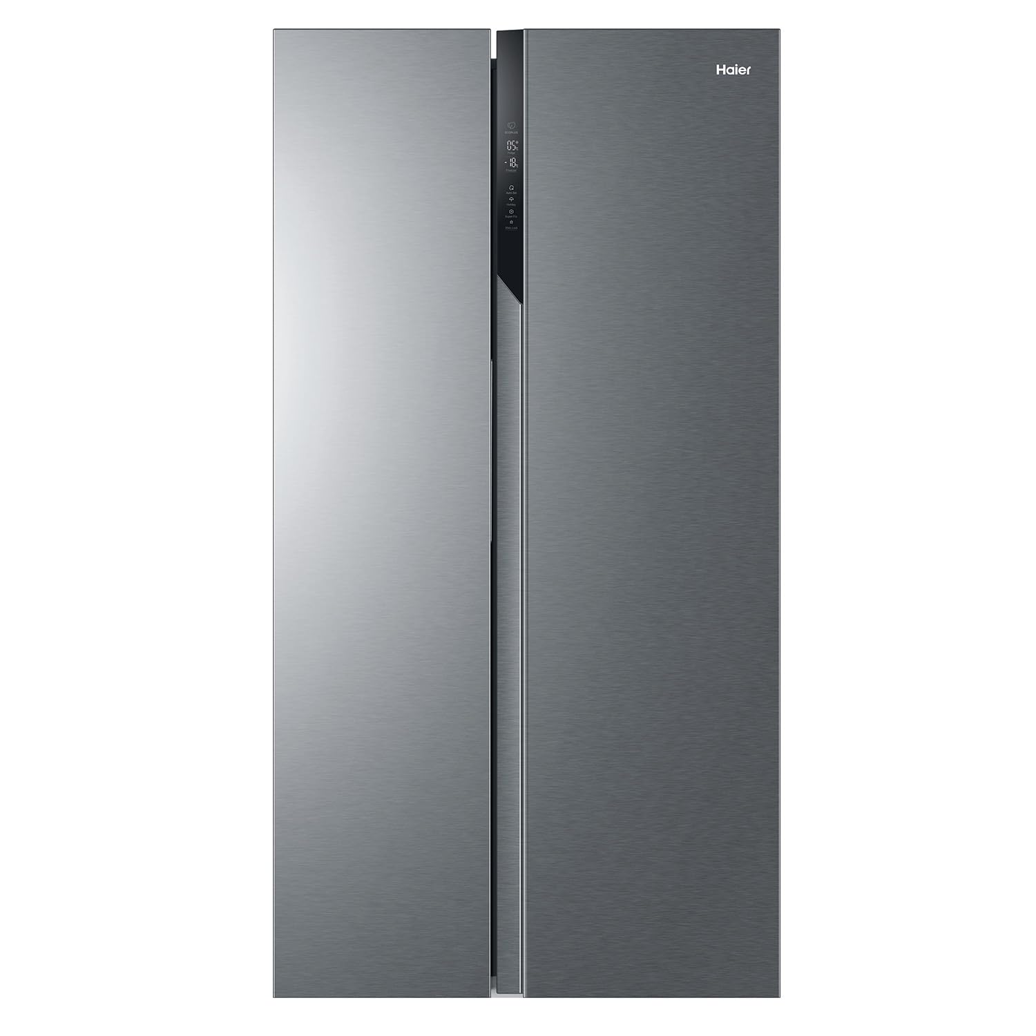 ElecCuisine Réfrigérateur Américain - 2 Portes - Classe Énergétique E - Technologie Total No Frost Multi Air Flow - Inox - 337L + 191L (Congélateur) - 177,5 x 90,8 x 64,7 cm