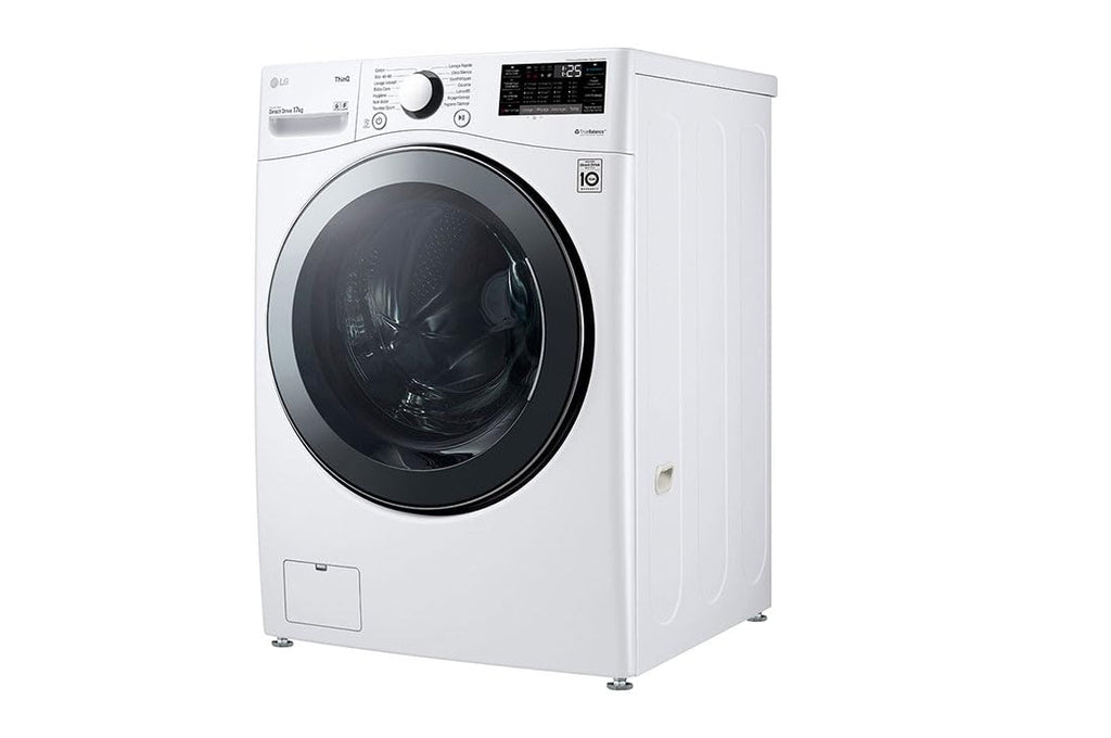 ElecCuisine Lave-linge Frontal 17 kg - Moteur Induction Silencieux - Classe Énergétique E - Blanc