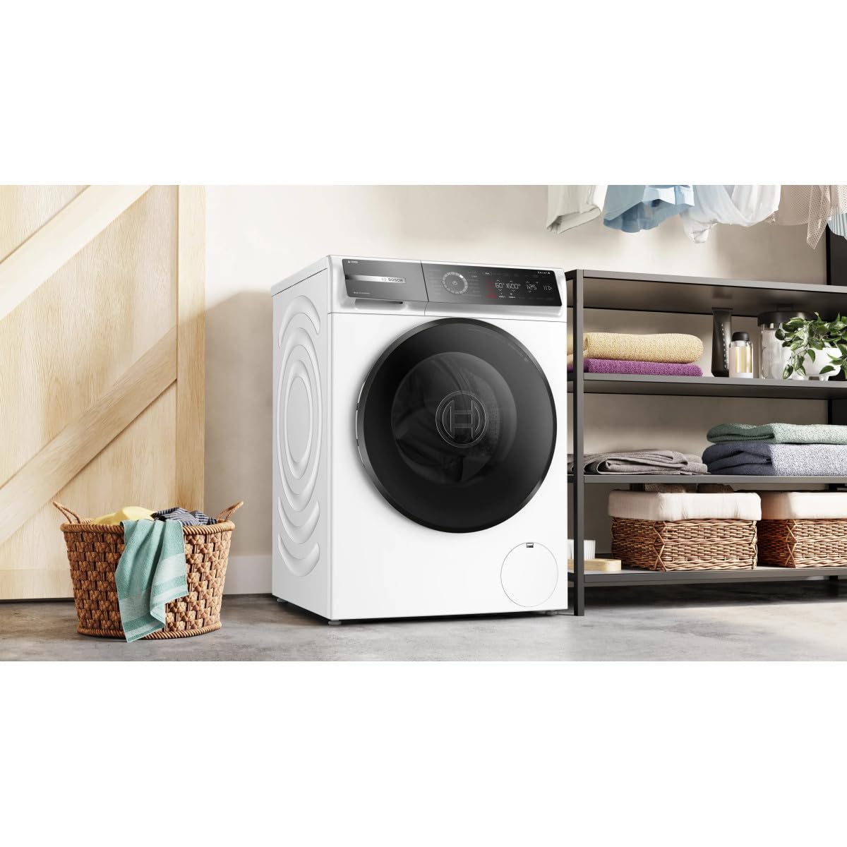 ElecCuisine Lave-linge Frontal 10 kg - 1600 trs/min - Classe A - Connecté Wi-Fi - Blanc