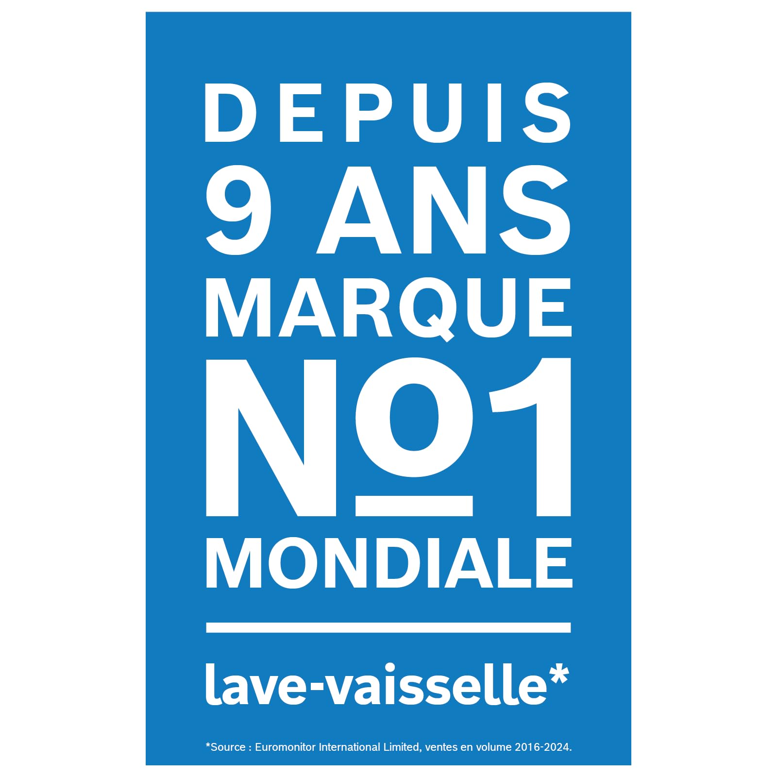 ElecCuisine Lave-vaisselle  Série 4 60 cm, Pose libre, Blanc