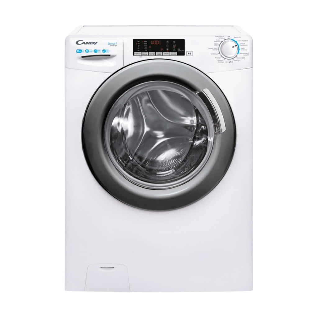 ElecCuisine Lave-linge Séchant Frontal 10 kg / 6 kg - 1400 trs/min - Classe A - Fonction Vapeur - Blanc