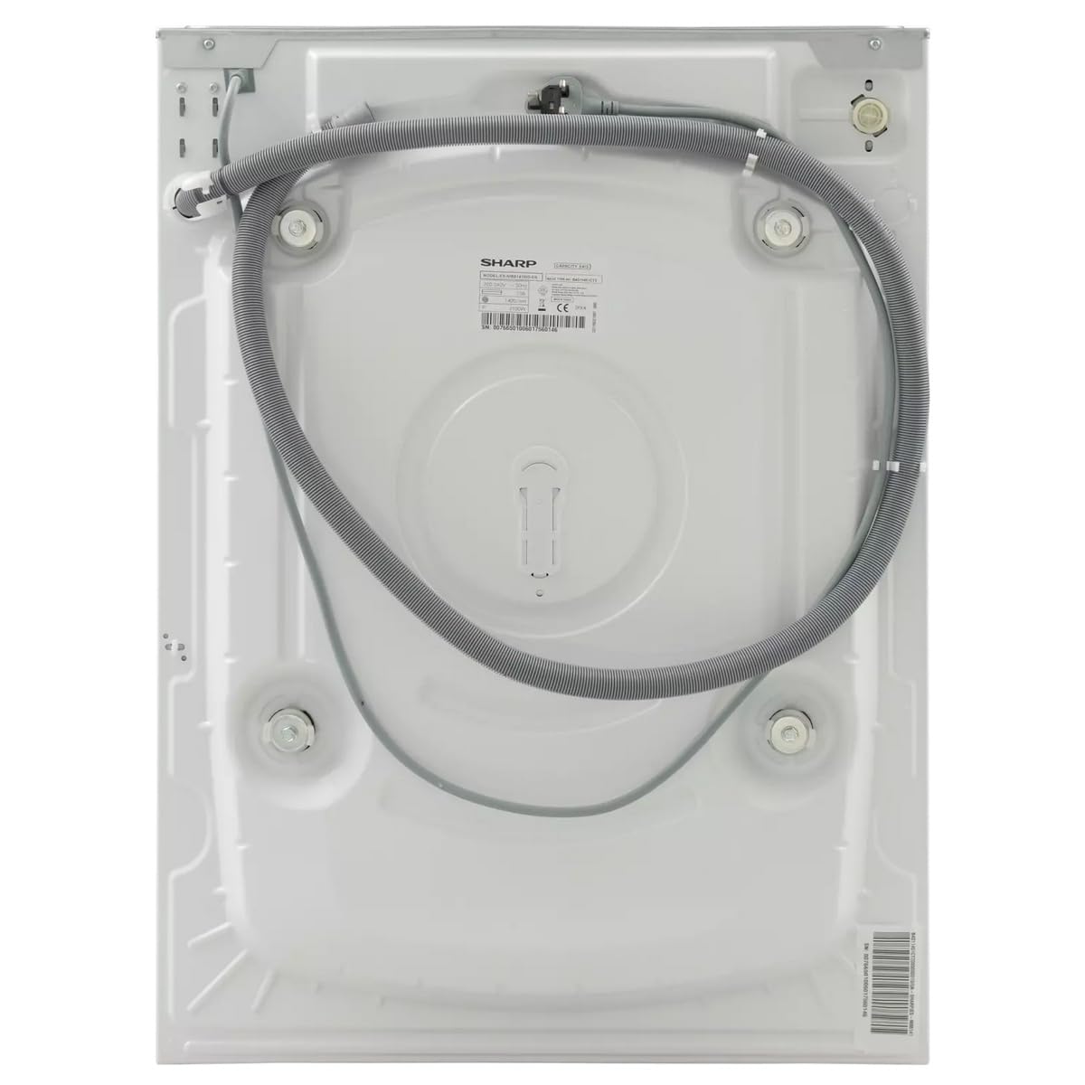 ElecCuisine Lave-linge Encastrable 8 kg - 1400 trs/min - Moteur Induction Silencieux - Blanc